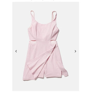 NWT OV Outdoor Voices Court Dress cutout back with shorts - LARGE - pinkfinch -L